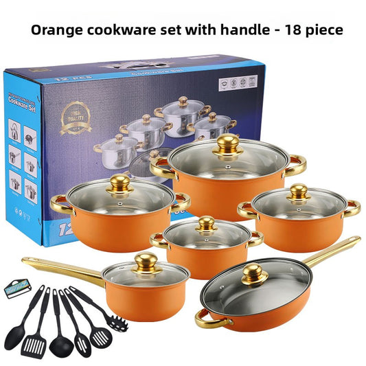 Premium Stainless Steel Cookware Kitchen Pots and Pans Set
