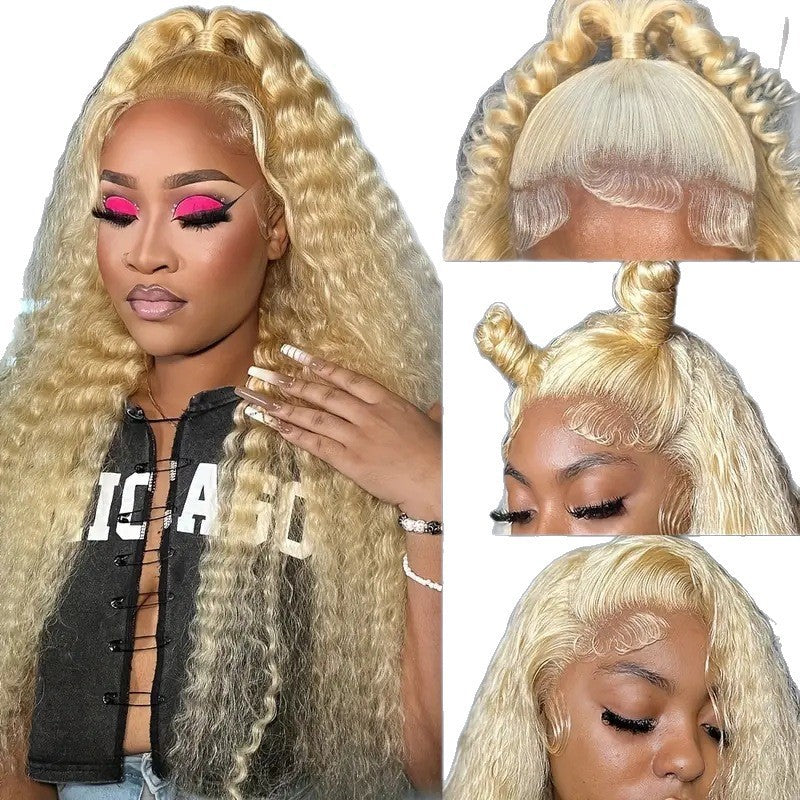Deep Wave Lace Front Synthetic Wig