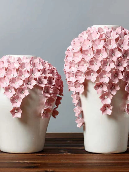 Dehua White Porcelain Embossed Flower Vase