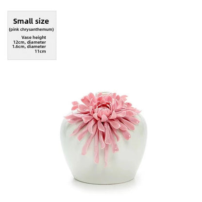 Dehua White Porcelain Embossed Flower Vase