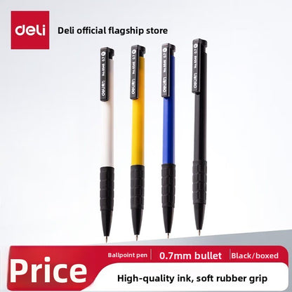 Deli Ballpoint Pen Model 6546, Bullet Tip, 0.7 mm