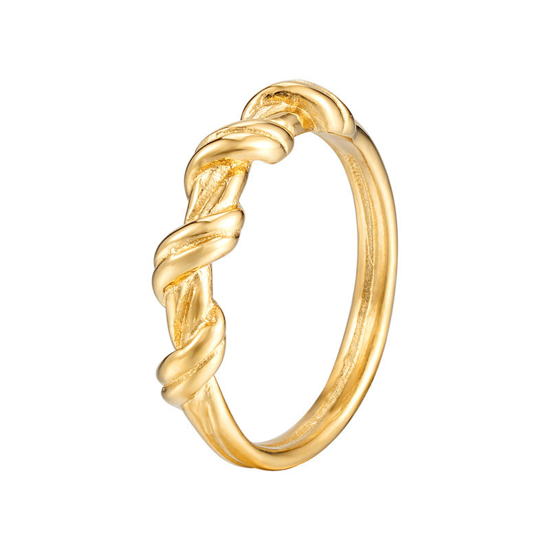 delicate twisted ring