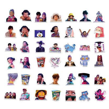 Demon Hunter Vinyl Stickers Korean Movie Star Design