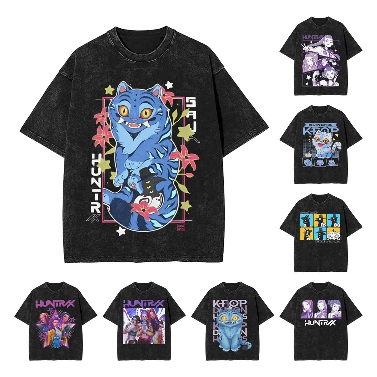 Demon Hunters Anime Cotton T-Shirt
