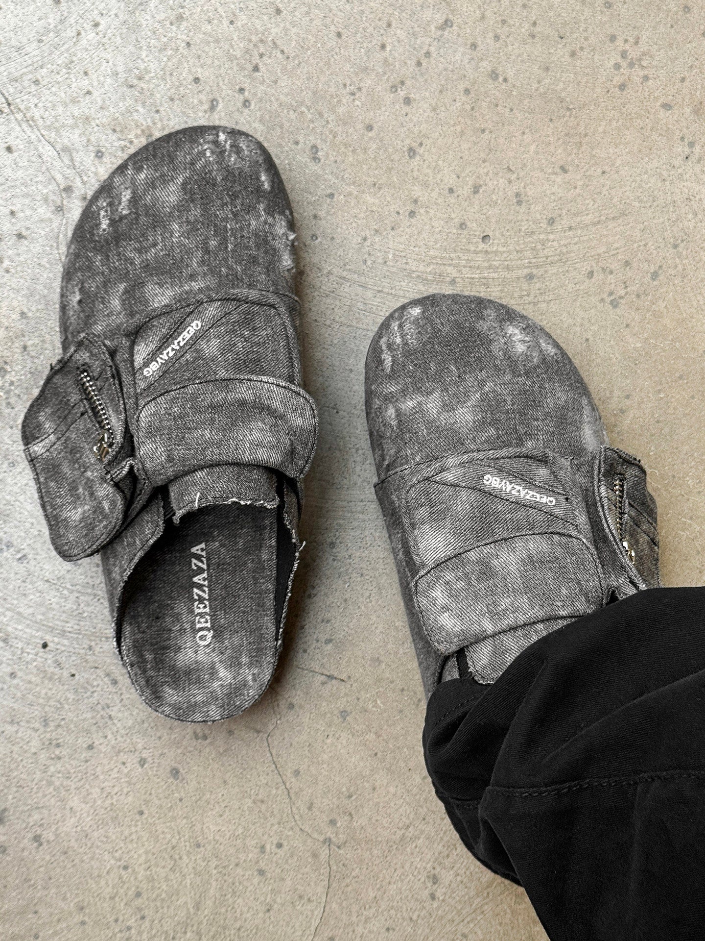 Denim Breathable Mule Shoes