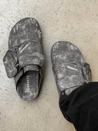 Denim Breathable Mule Shoes