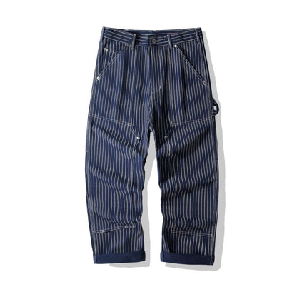 Denim Cargo Pants