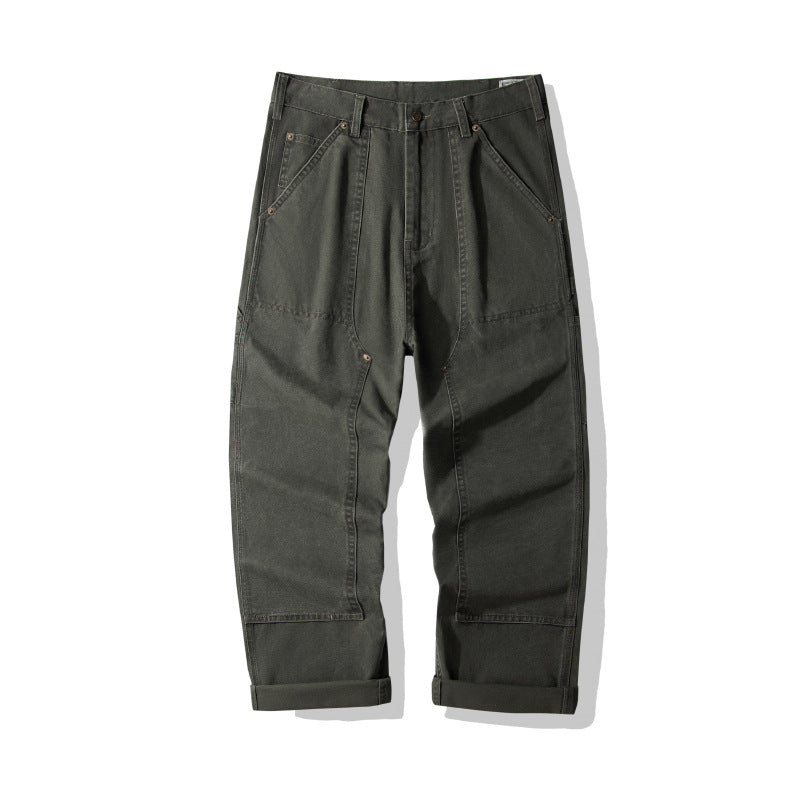 Denim Cargo Pants