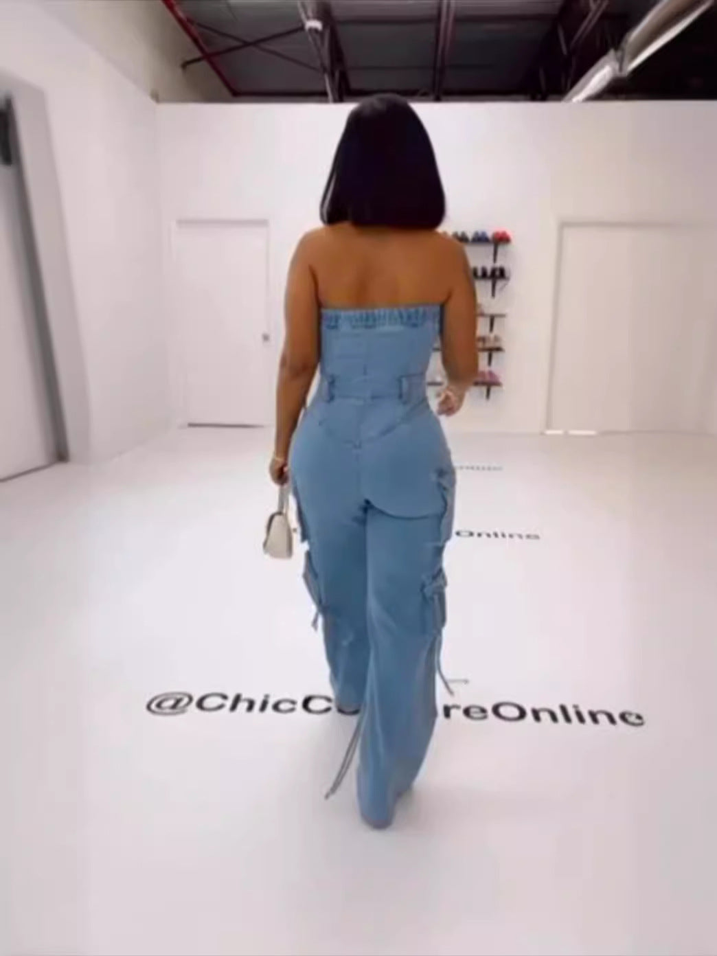 Denim jumpsuit
