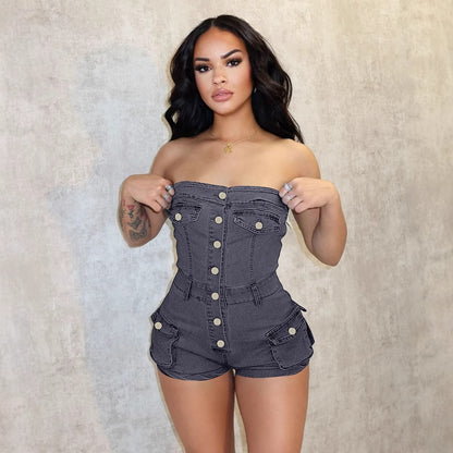 Denim jumpsuit