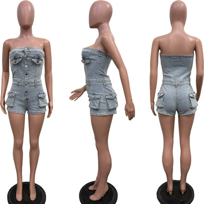 Denim jumpsuit