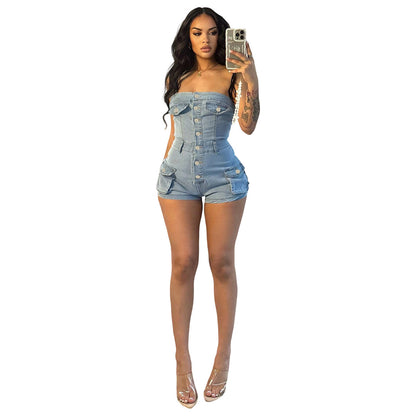 Denim jumpsuit