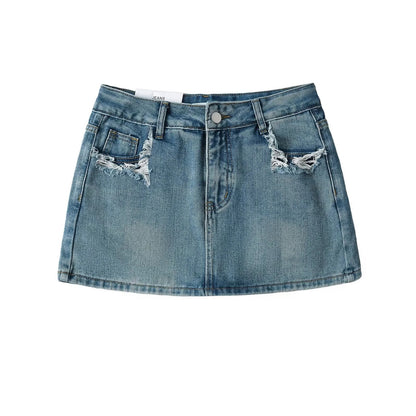 Denim Mini Skirt