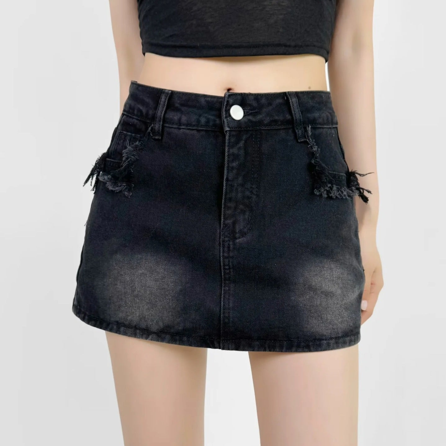 Denim Mini Skirt