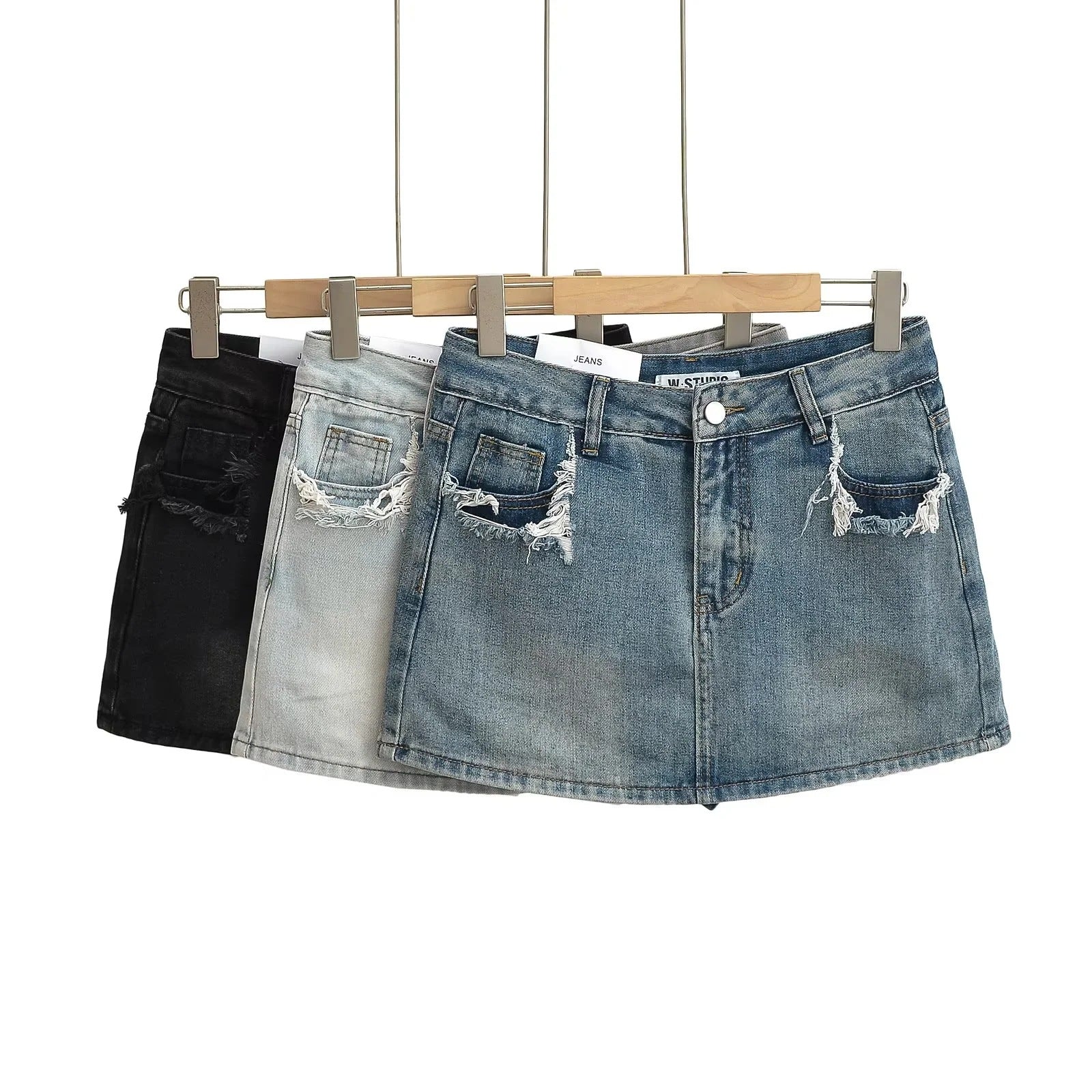 Denim Mini Skirt