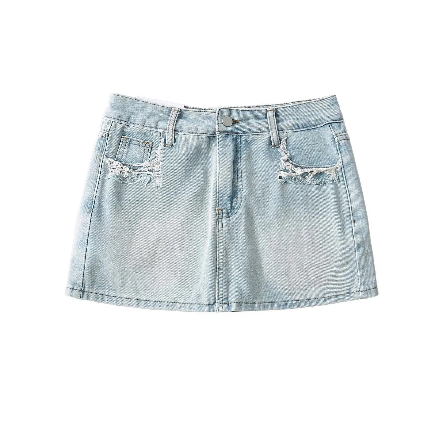 Denim Mini Skirt
