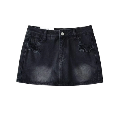 Denim Mini Skirt