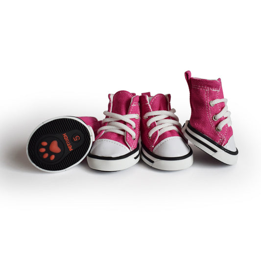 Denim Pet Dog Shoes Anti Slip Comfortable