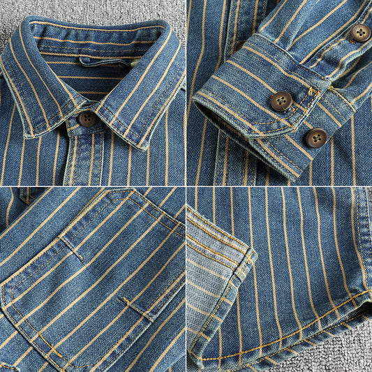 Denim Shirt Men