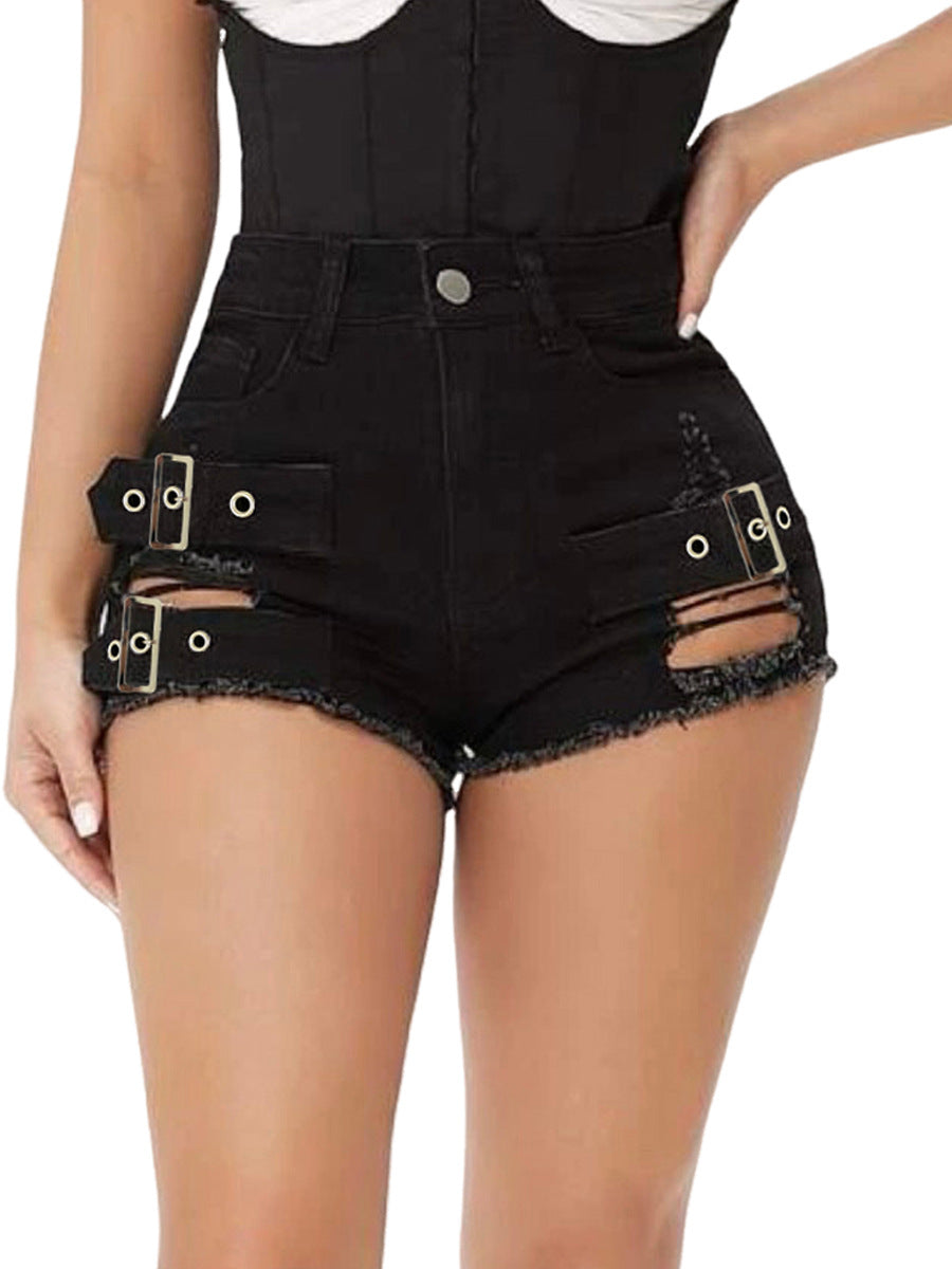 denim shorts