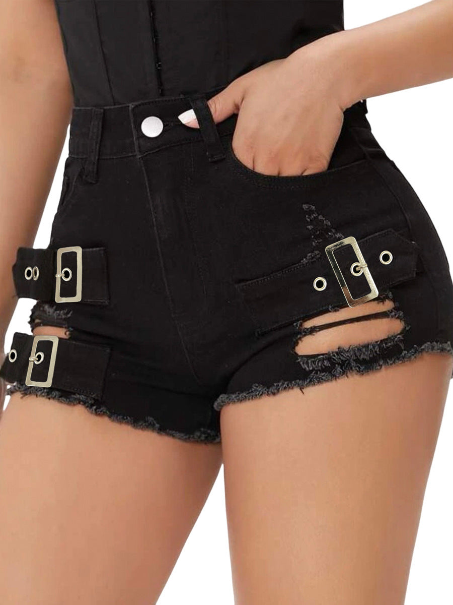 denim shorts