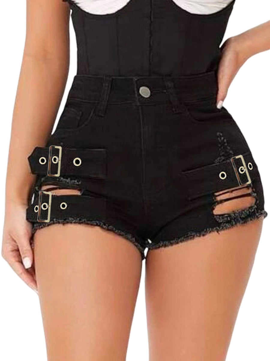 denim shorts