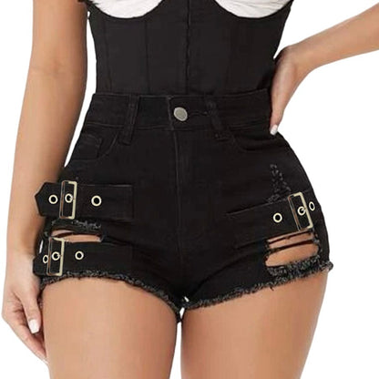 denim shorts