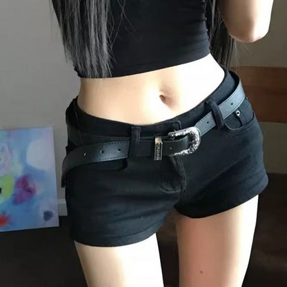 denim shorts
