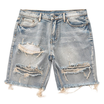 Denim shorts