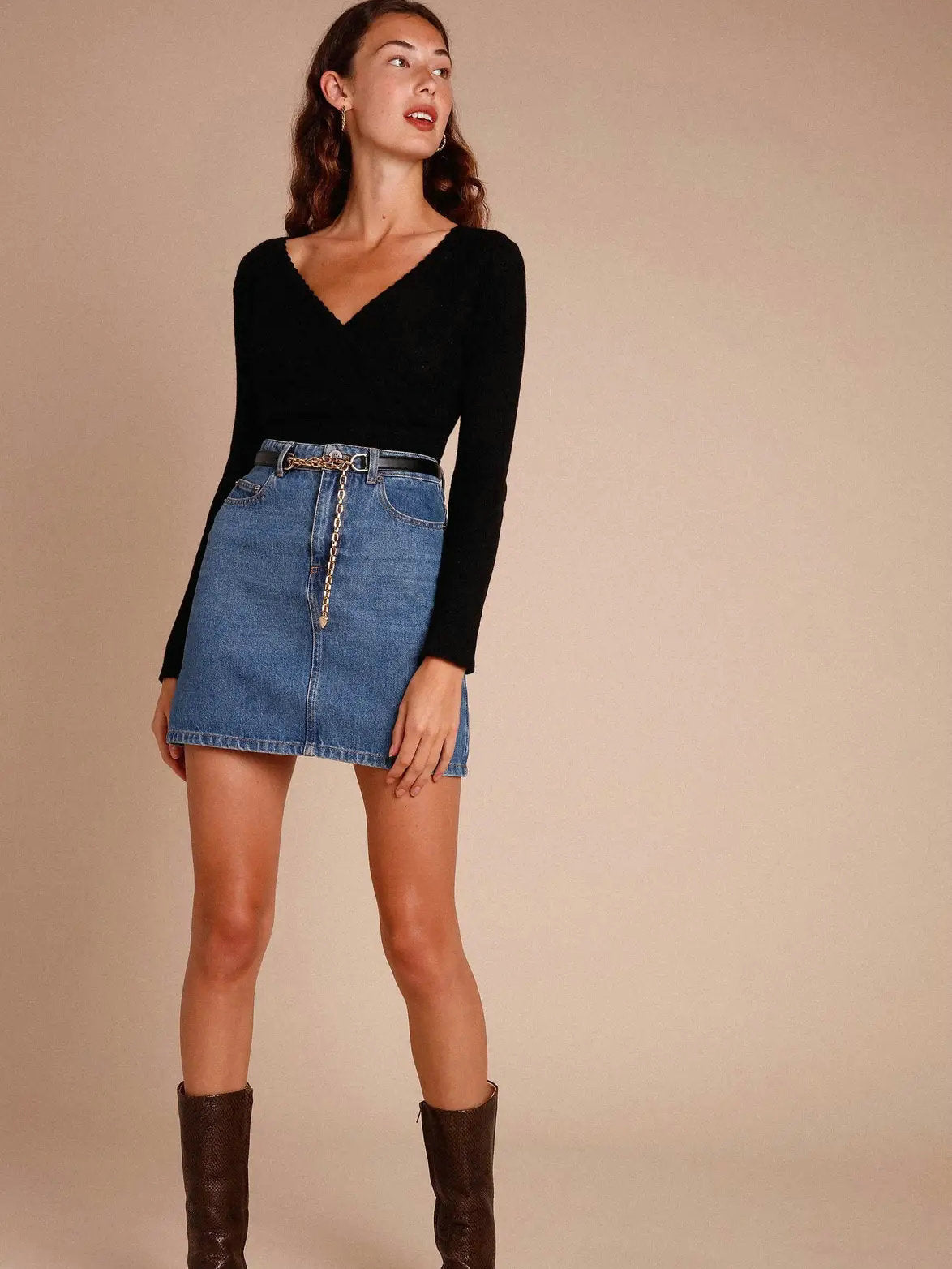 Denim Skirt