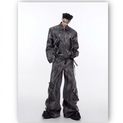 Denim Suit Set