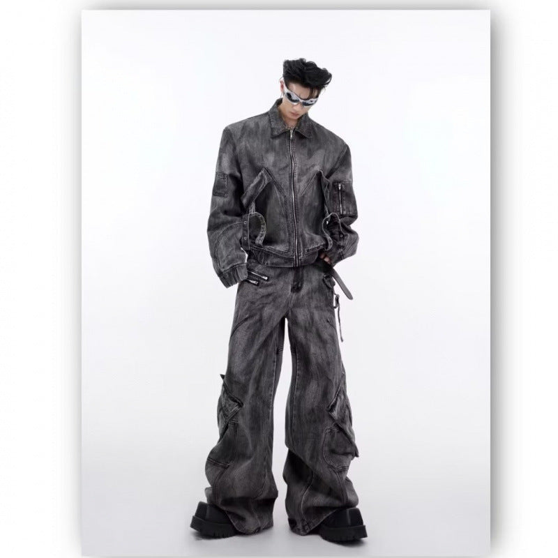 Denim Suit Set