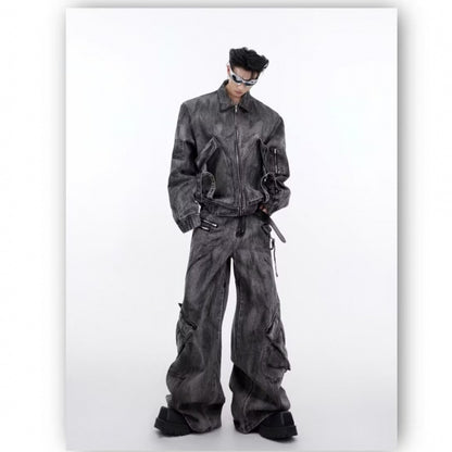 Denim Suit Set