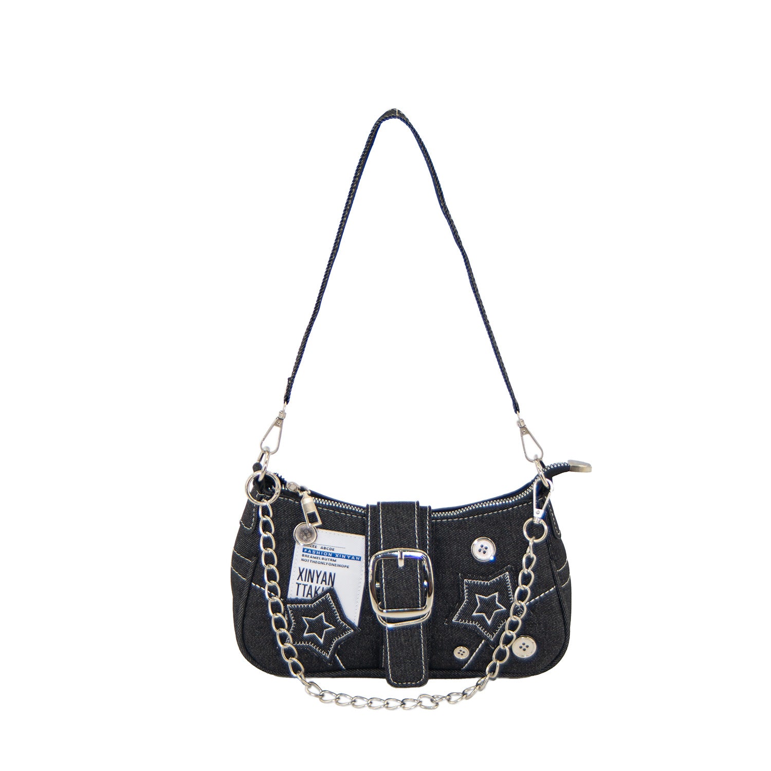 Denim Underarm Bag