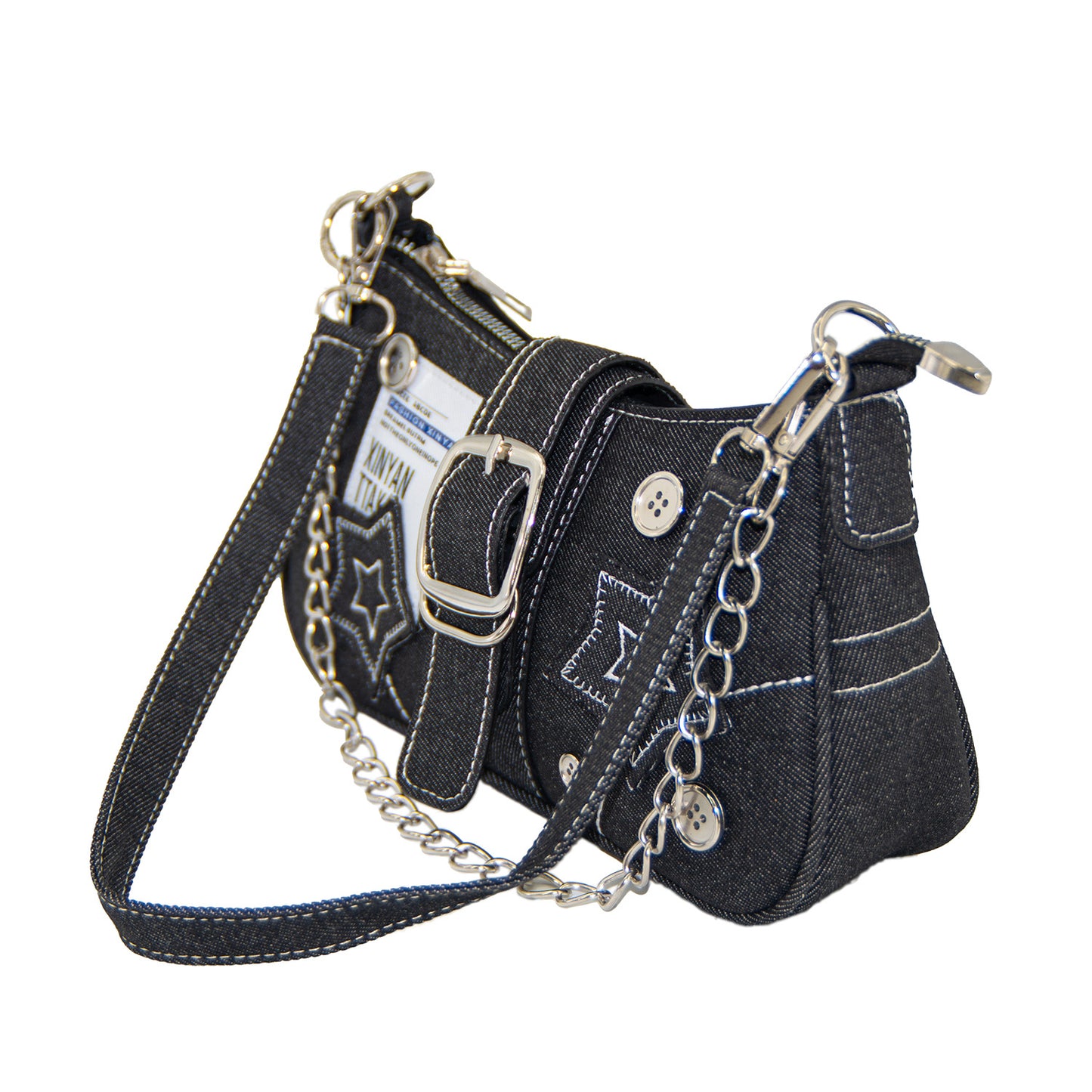 Denim Underarm Bag