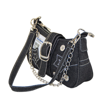 Denim Underarm Bag