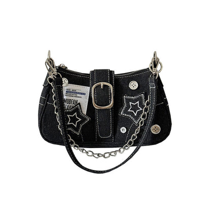 Denim Underarm Bag
