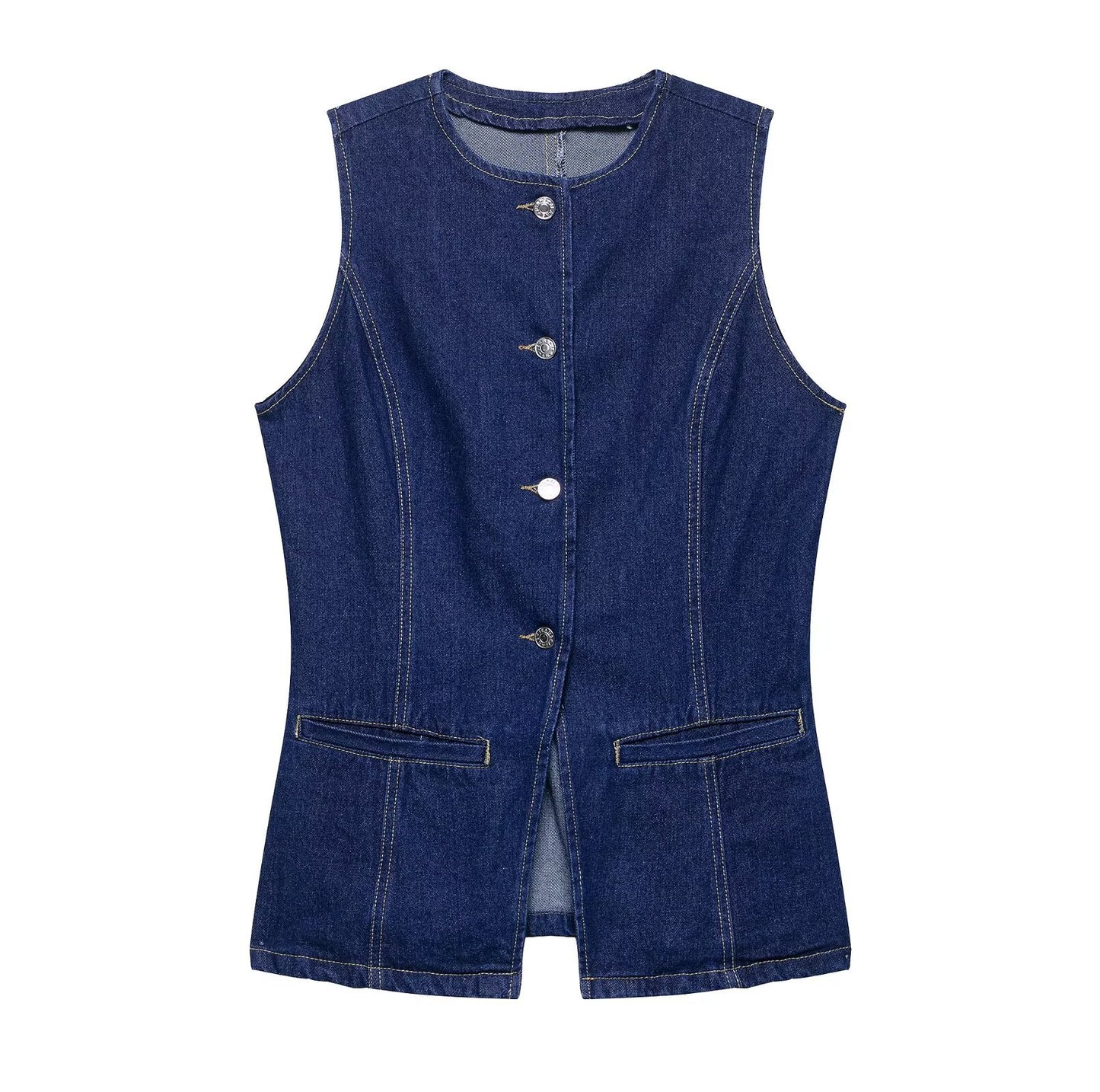 denim vest set