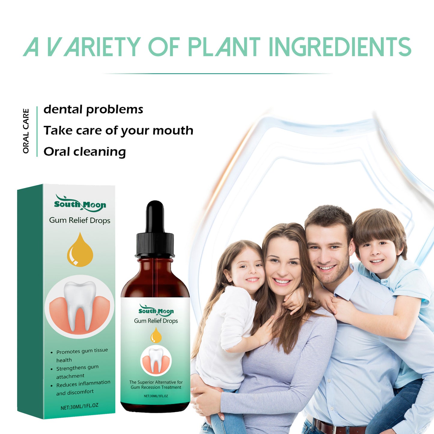 Dental care drops