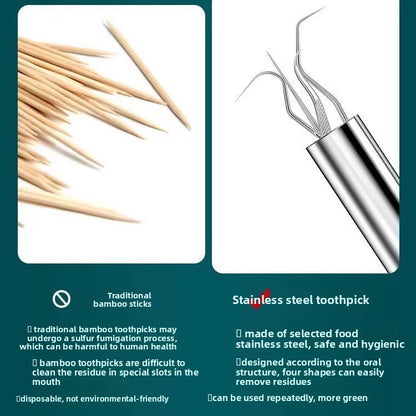 Dental floss pick