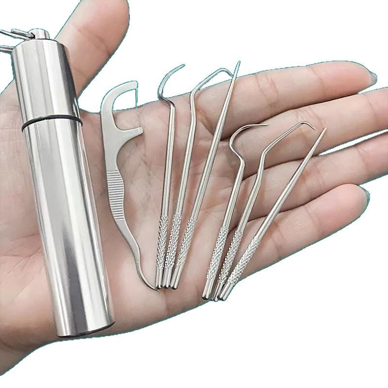 Dental floss pick