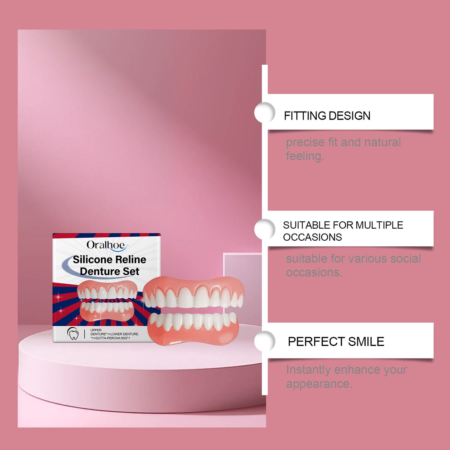 Dental Modification Braces Kit with Adhesive
