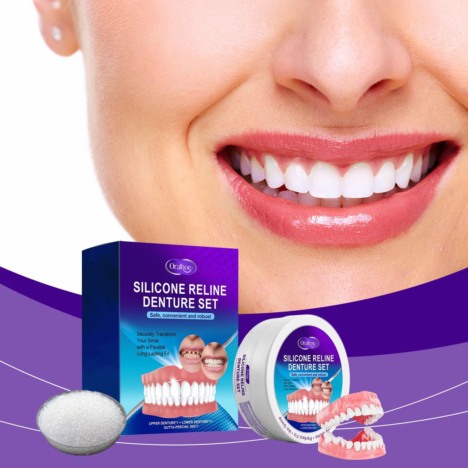 Dental Modification Braces with Adhesive Kit
