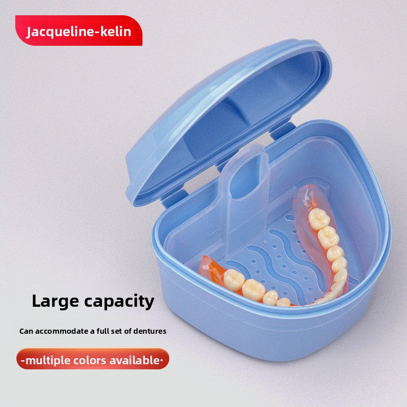 Denture box cleaning box