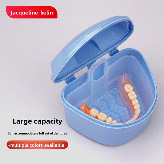 Denture box cleaning box