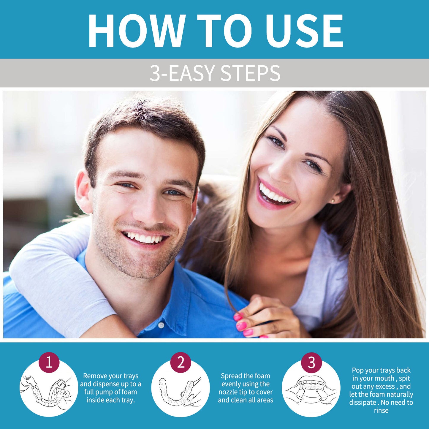 Denture Cleaner Oral Care Liquid