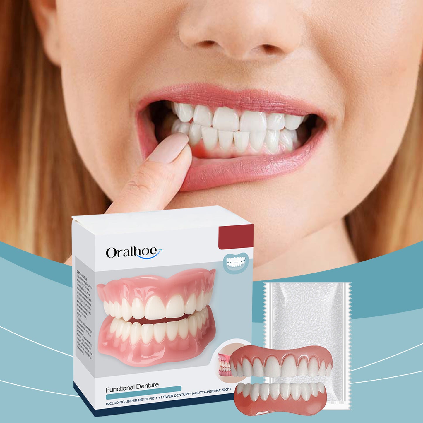 Denture trim set