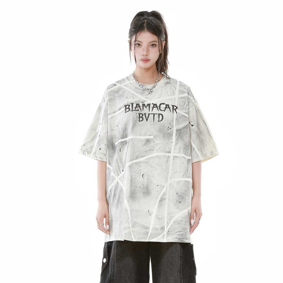 Desert-style short-sleeved T-shirt