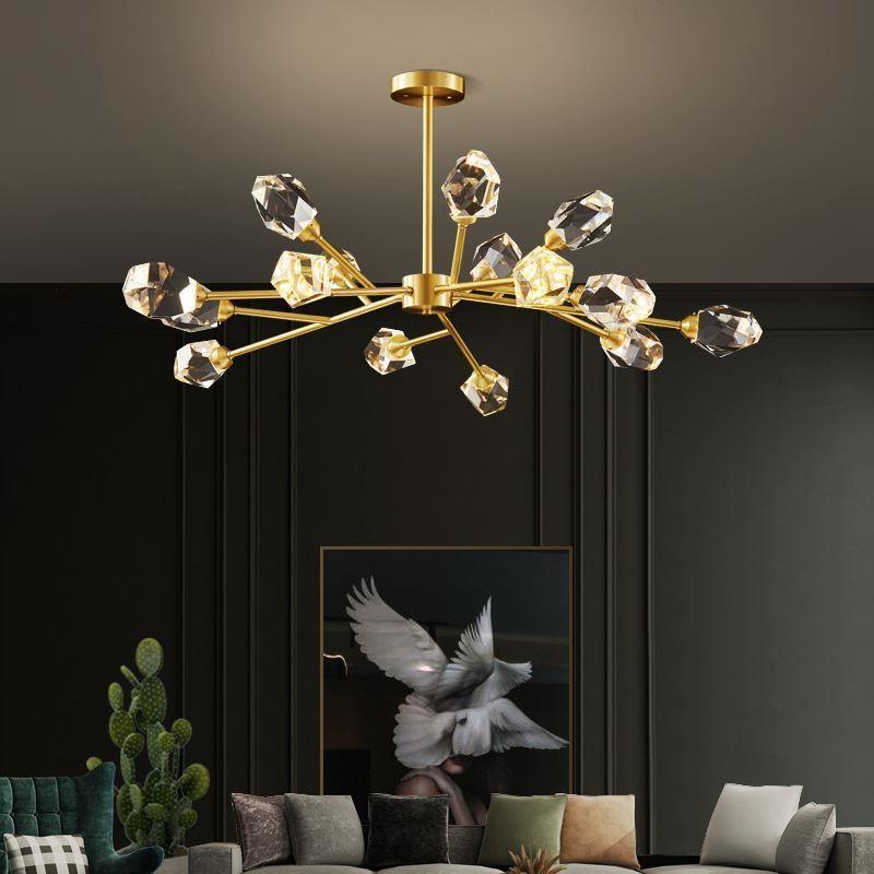 Designer Crystal Chandelier for Living Room and Bedroom