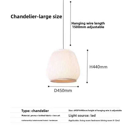 Designer Knitted Fabric Chandelier